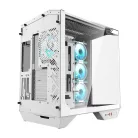 Darkflash DY470 számítógépház + 4 ventilátor (fehér)