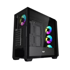 Darkflash DS900WD ATX számítógépház (fekete)