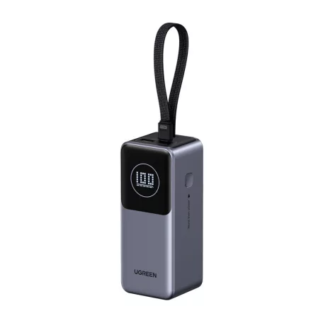 Powerbank 20000mAh Ugreen PB723, USB 2x USB-C, 130W (szürke)
