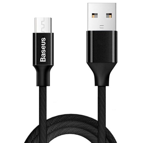 Baseus Yiven USB - Micro-USB kábel, 1,5 m, 2A (fekete)