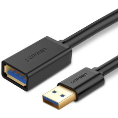 Extended cable UGREEN USB 3.0 1m (black)