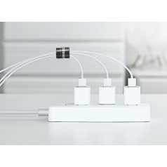 Kábelrendező (tépőzáras) UGREEN LP124, 2m (fekete)