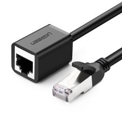   UGREEN Ethernet hosszabbító kábel RJ45, Cat. 6, FTP, fém dugóval, 3m (fekete)