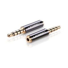   UGREEN 20502 adapter 2,5 mm-es mikro jack csatlakozótól 3,5 mm-es mini jack csatlakozóig (fekete)