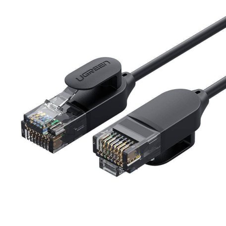 UGREEN NW122 Ethernet RJ45, Cat.6A, UTP, 0,5m-es hálózati kábel (fekete)