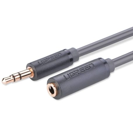 UGREEN AV124 AUX jack audio hosszabbító kábel 3,5 mm, 1 m (szürke)