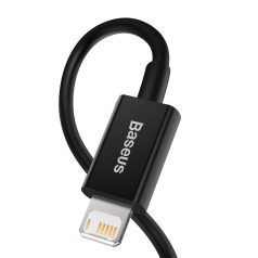   USB-kábel a Lightning Baseus Superior sorozathoz, 2,4A, 2m (fekete)
