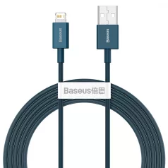   USB-kábel a Lightning Baseus Superior sorozathoz, 2,4 A, 2 m (kék)