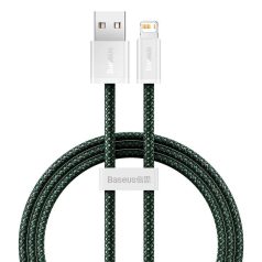   Baseus Dynamic 2 USB - Lightning töltőkábel, 2.4A, 1m (zöld)