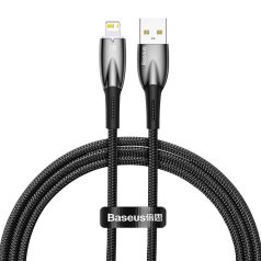   Baseus Glimmer USB - Lightning töltőkábel, 2.4A, 1m (fekete)