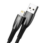 Baseus Glimmer USB - Lightning töltőkábel, 2.4A, 1m (fekete)