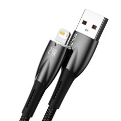   Baseus Glimmer USB - Lightning töltőkábel, 2.4A, 1m (fekete)