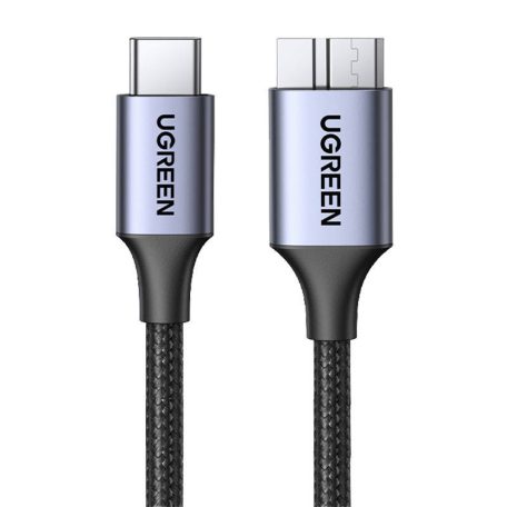 Cable USB-C to USB Micro B UGREEN 15231, 0.5m (black)