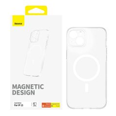   Magnetic Phone Case for iP 13 Baseus OS-Lucent Series (Clear)