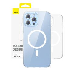   Magnetic Phone Case for iP 13 PRO Baseus OS-Lucent Series (Clear)