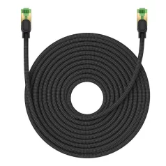   Baseus fonott hálózati kábel Cat.8, Ethernet RJ45, 40 Gbps, 20m (fekete)